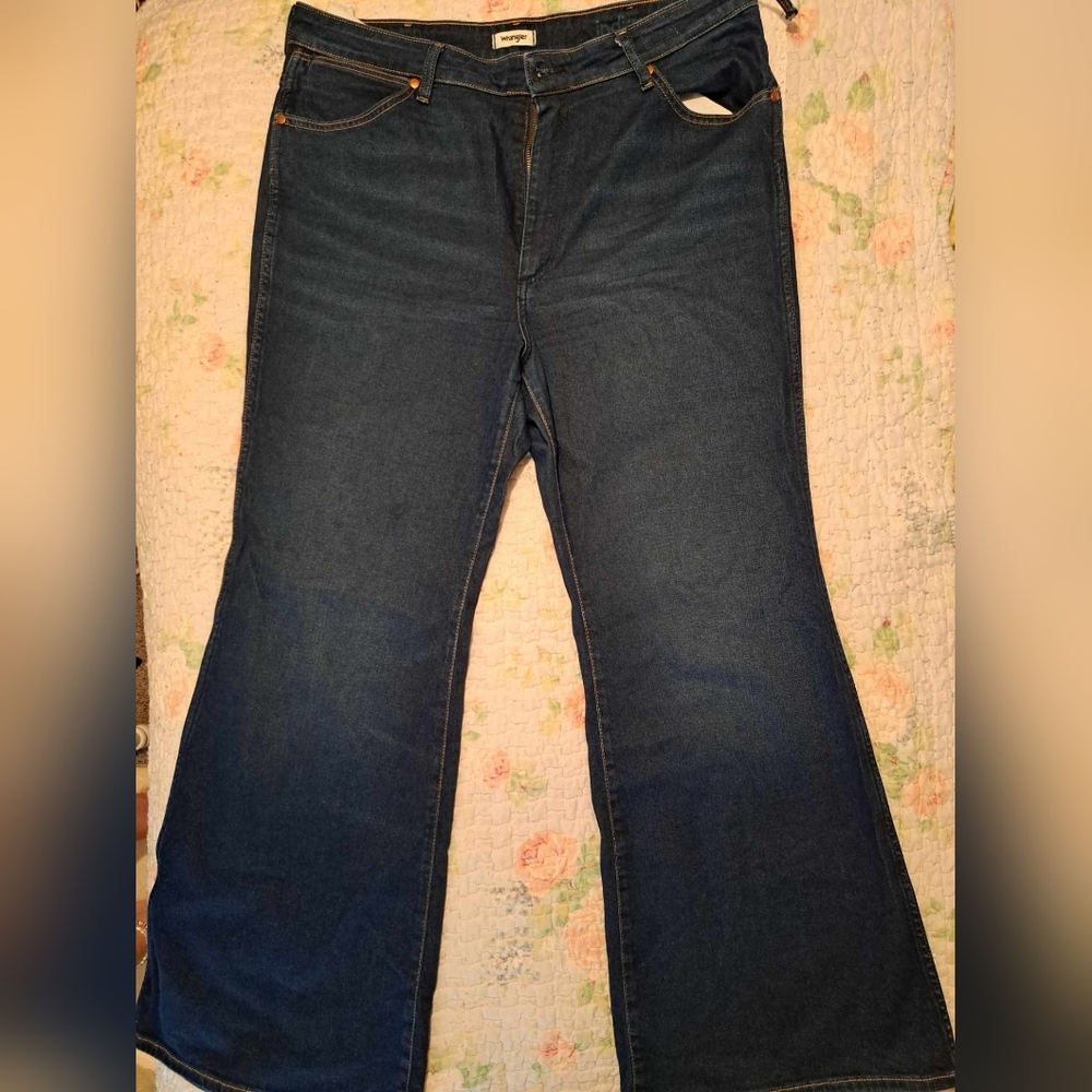 Rodeo Wrangler wanderer high rise flare jeans women's W34 L32
